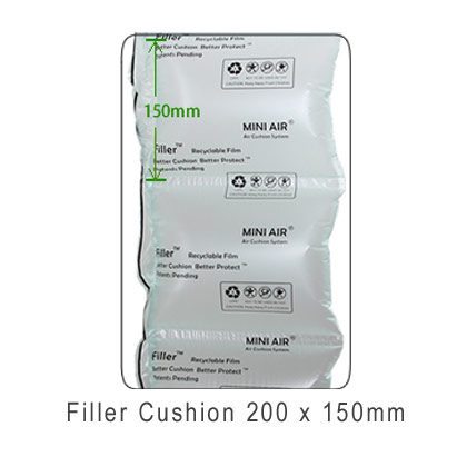 Total Length 280 Meter 20x10 cm Mini Air FillerTM-EA100 Packaging Air Film Roll Filler Pillow Plastic 
